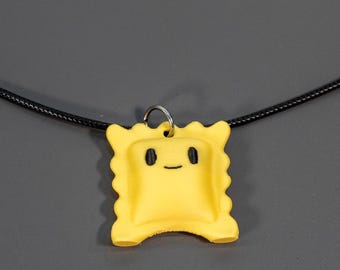Cute Ravioli Guy with Butt Cheeks Necklace