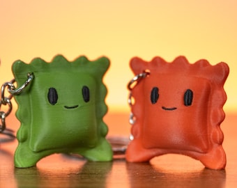 Christmas Ravioli Guy with Butt Cheeks Keychain