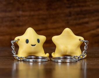 Cute Star Guy with Butt Cheeks Keychain