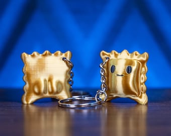 Golden Ravioli Guy with Butt Cheeks Keychain