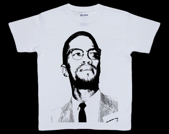 Malcolm X Shirt Vintage