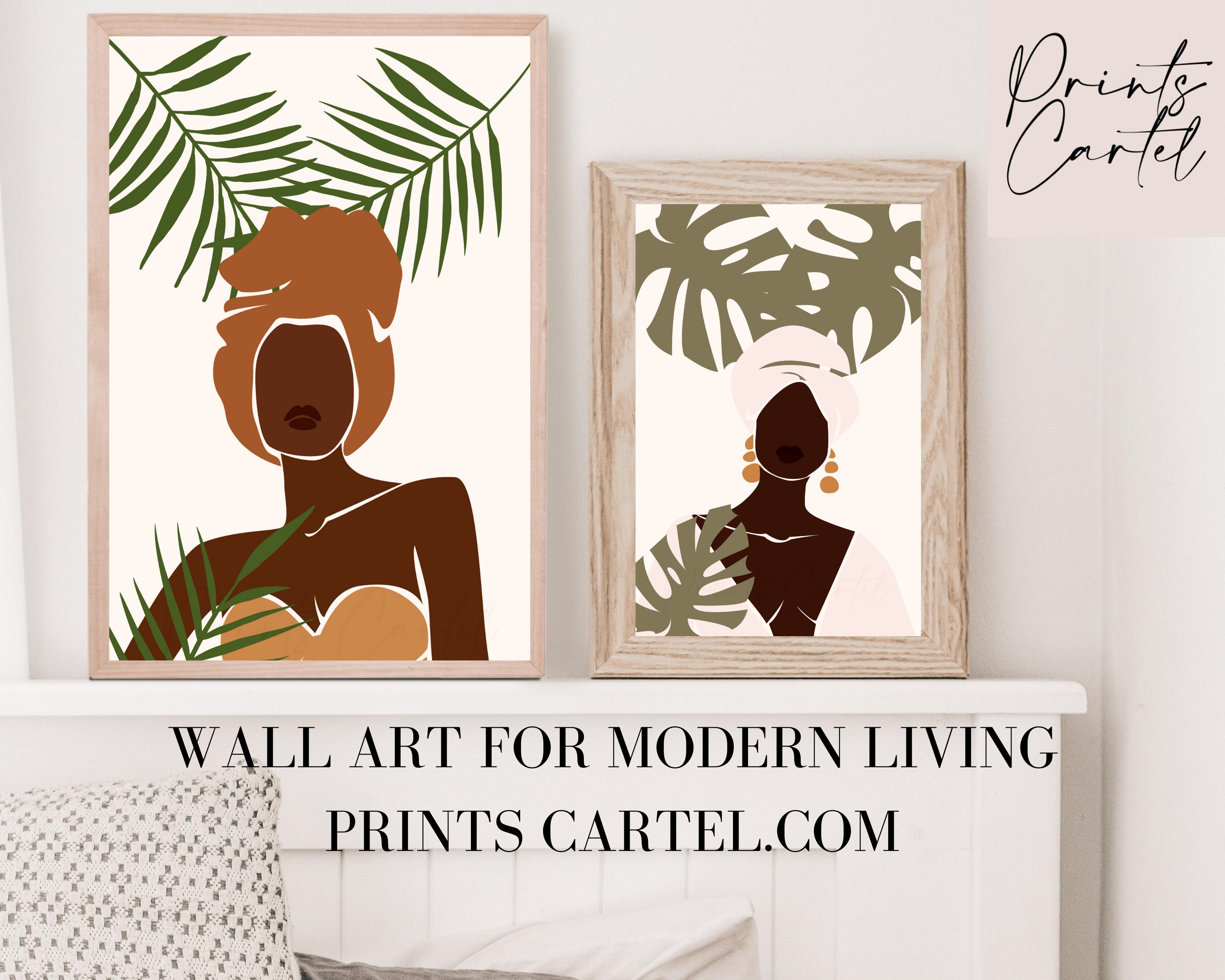 Set of 3 Black Woman Art Prints Black Girl Magic Black | Etsy