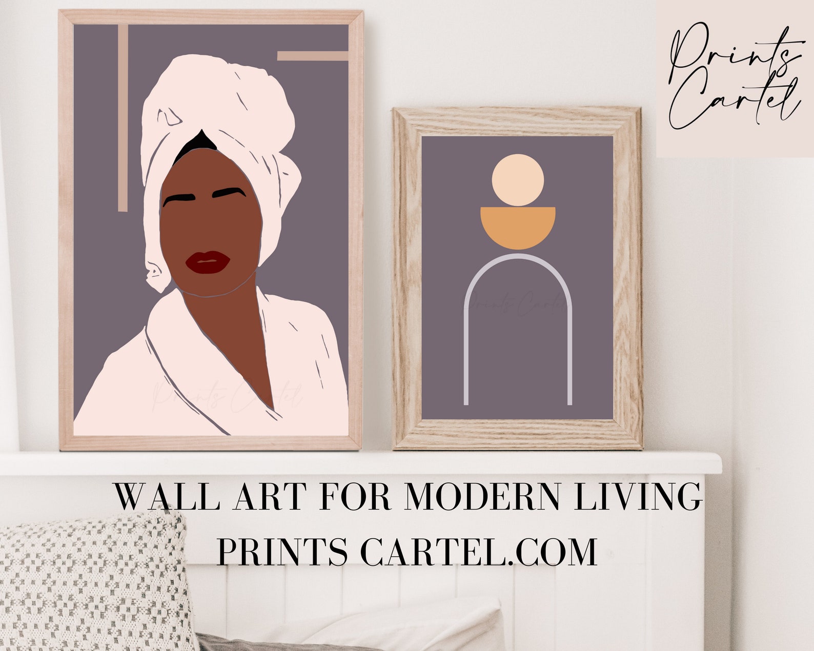 Mid Century Modern Bathroom Wall Art Prints Set of 3 Prints - Etsy UK