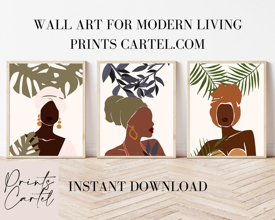 Set of 3 Black Woman Art Prints Black Girl Magic Black - Etsy