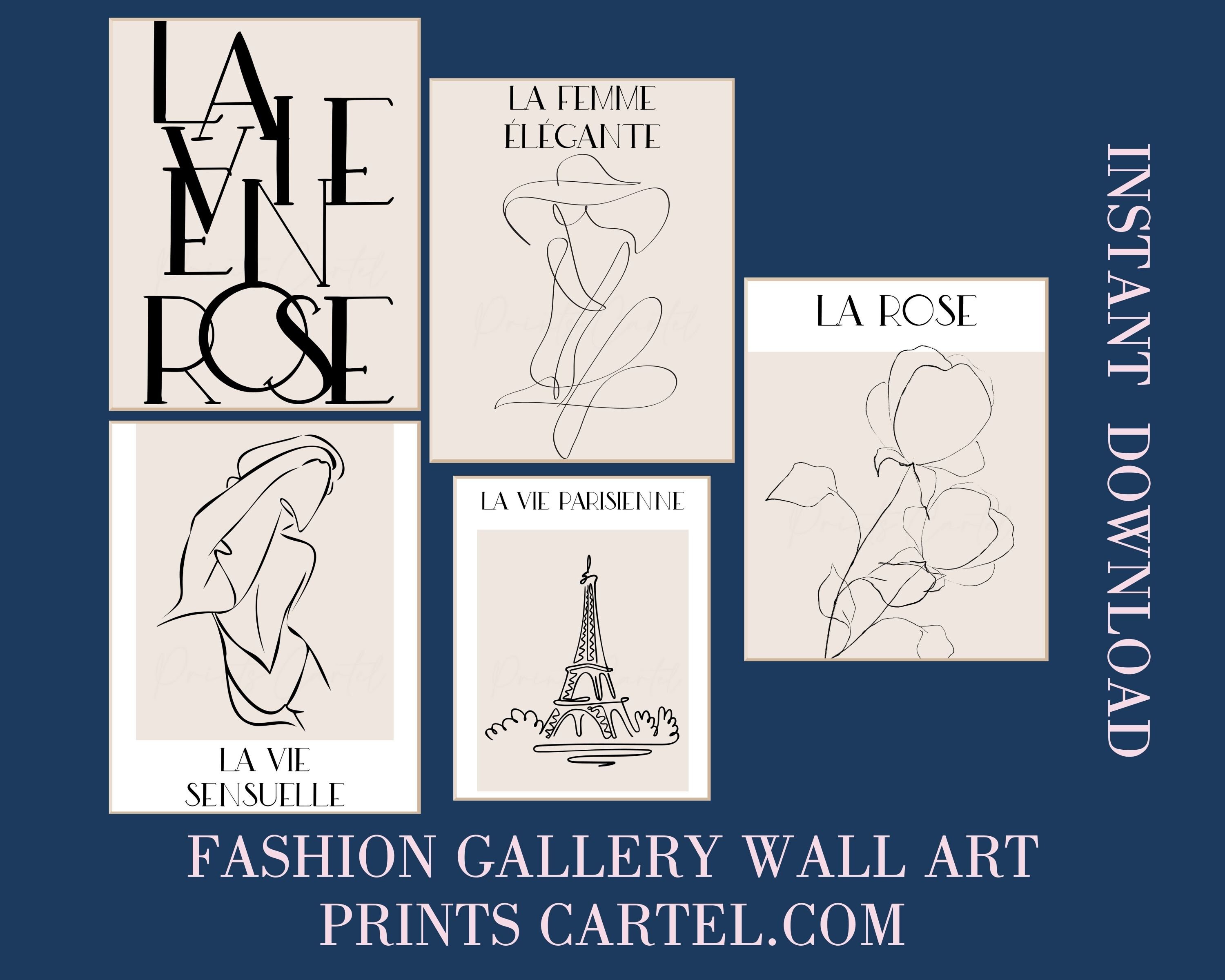 La Vie En Rose Art - Etsy