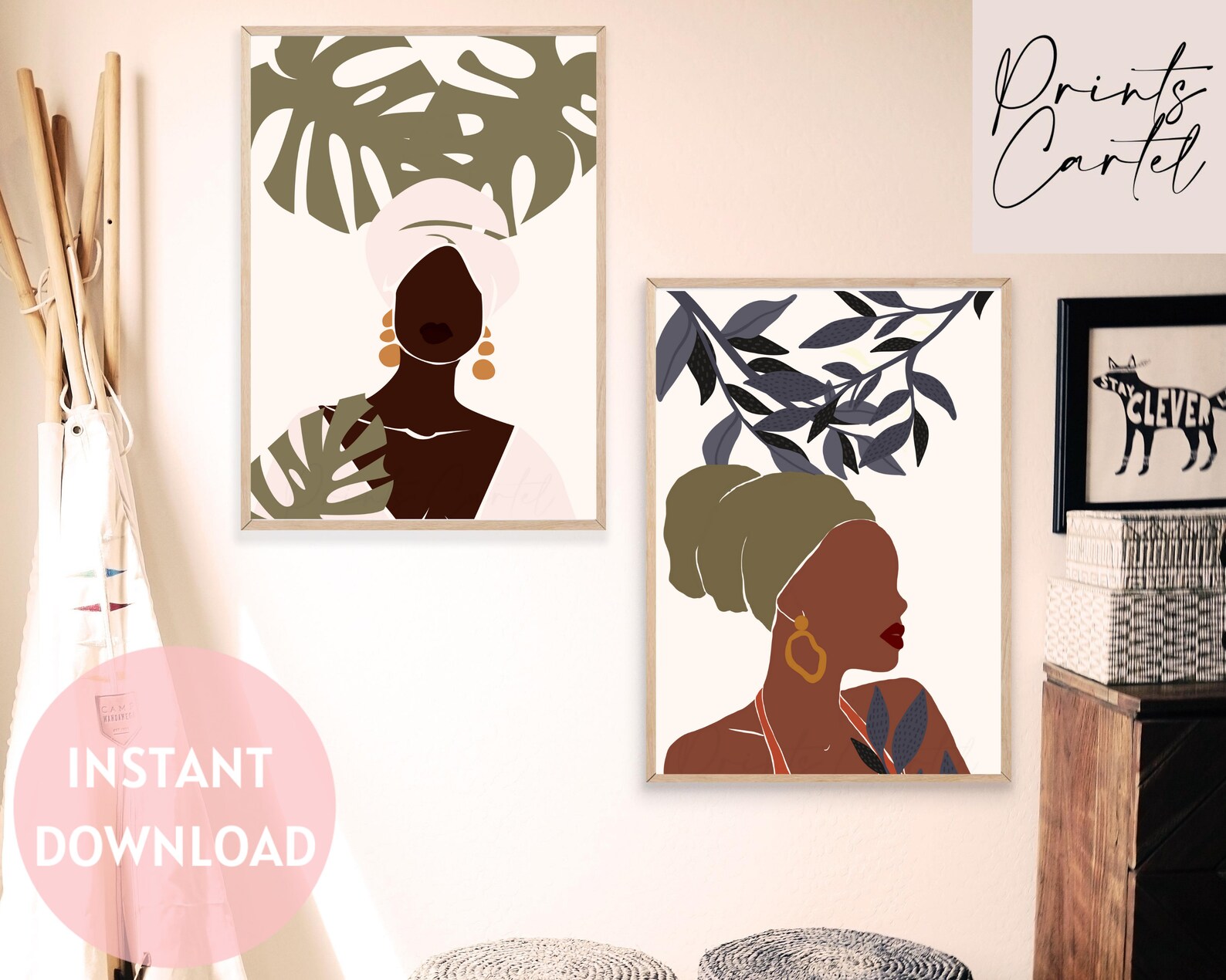 Set of 3 Black Woman Art Prints Black Girl Magic Black - Etsy