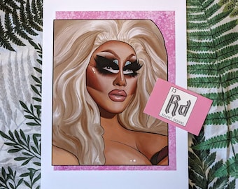 Trixie Mattel Portrait Art Print (A4, A5)