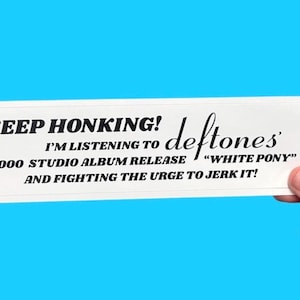 Deftones White Pony Bumper Sticker