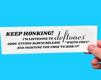 Deftones White Pony Bumper Sticker