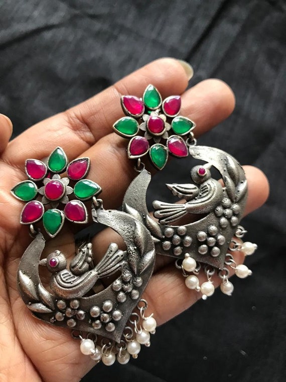 Buy 925 Silver Earrings Online at Best Price in India – Silvermerc Designs