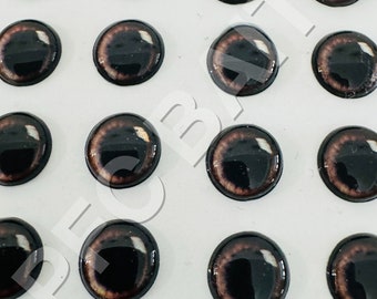 Brown Eyes Fish Eyes Fishing Lure Eyes 3D Fish Eyes