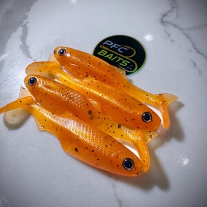 4.1 Inch PreyBait orange aztec Fishing Bait