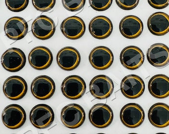 Golden Ghostly Eyes Fish Eyes Fishing Lure Eyes 3D Fish Eyes