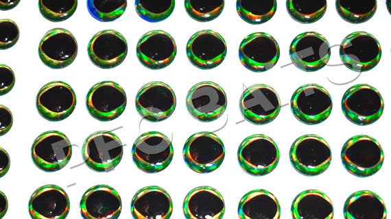 Green Eyes Fish Eyes Fishing Lure Eyes 3D Fish Eyes - Etsy