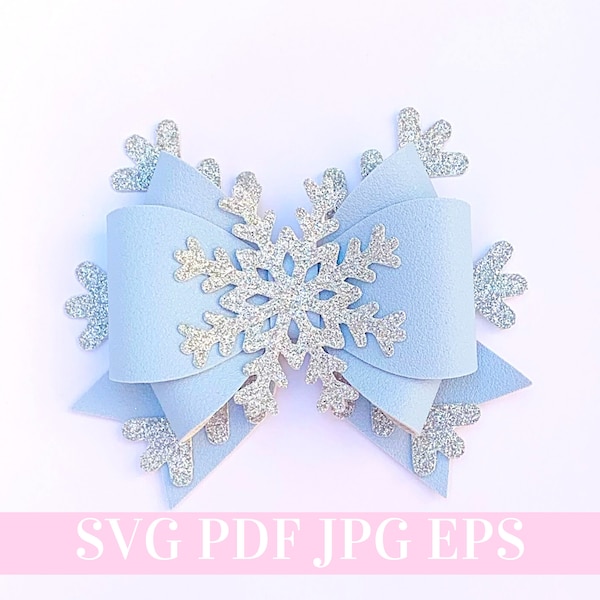 Christmas Hair Bow Etsy