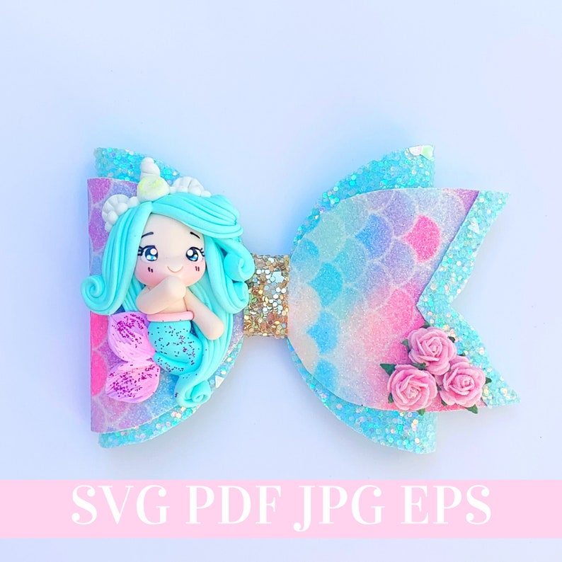 Free Free 221 Mermaid Bow Template Svg SVG PNG EPS DXF File