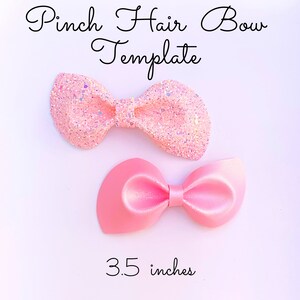 4 Hair Bow Bundle SVG Hair Bow SVG, PDF Digital Template Hair Bow ...