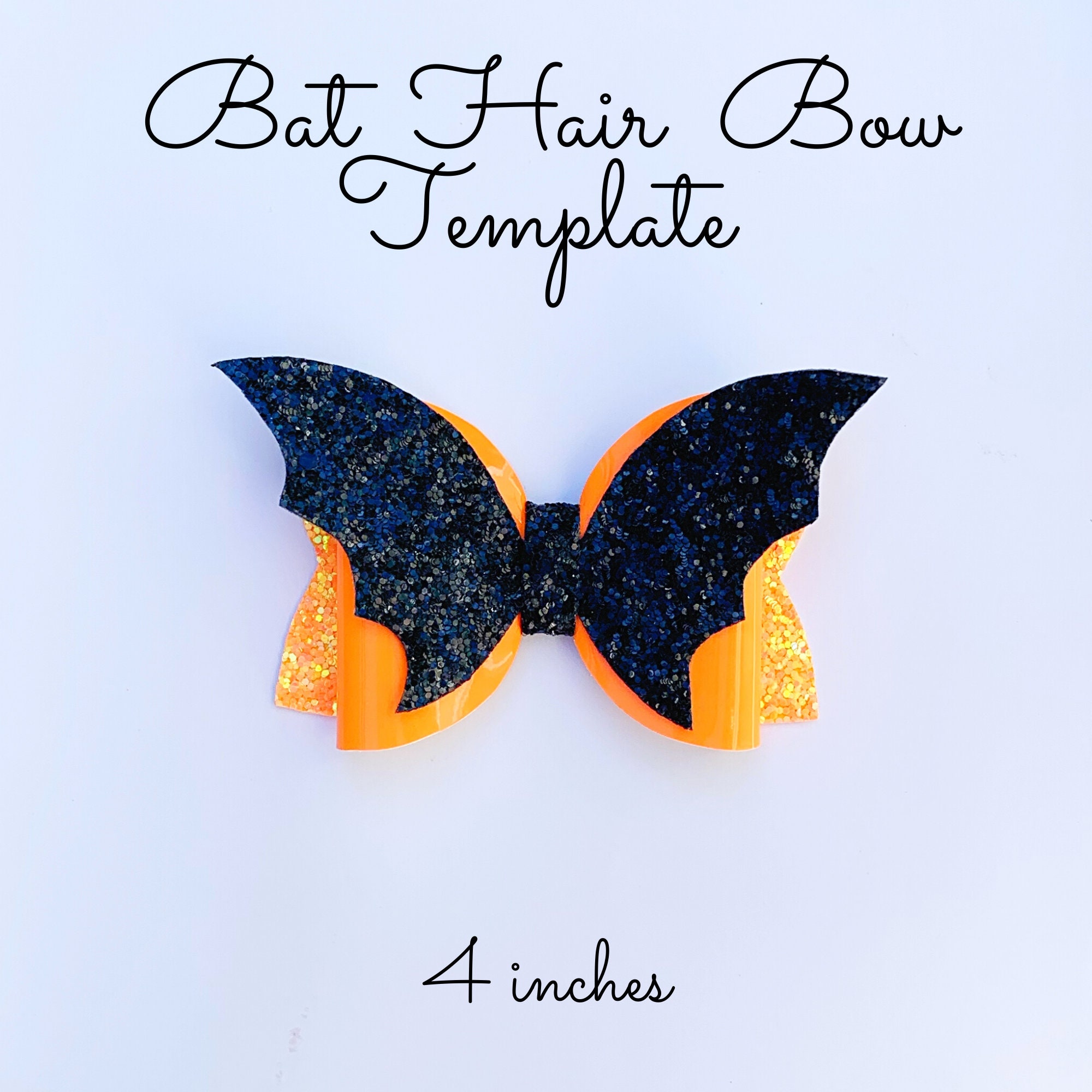 Bat Hair Bow Template SVG Halloween Hair Bow SVG PDF Etsy Bat Hair Bow Template SVG Halloween Hair Bow SVG PDF Etsy