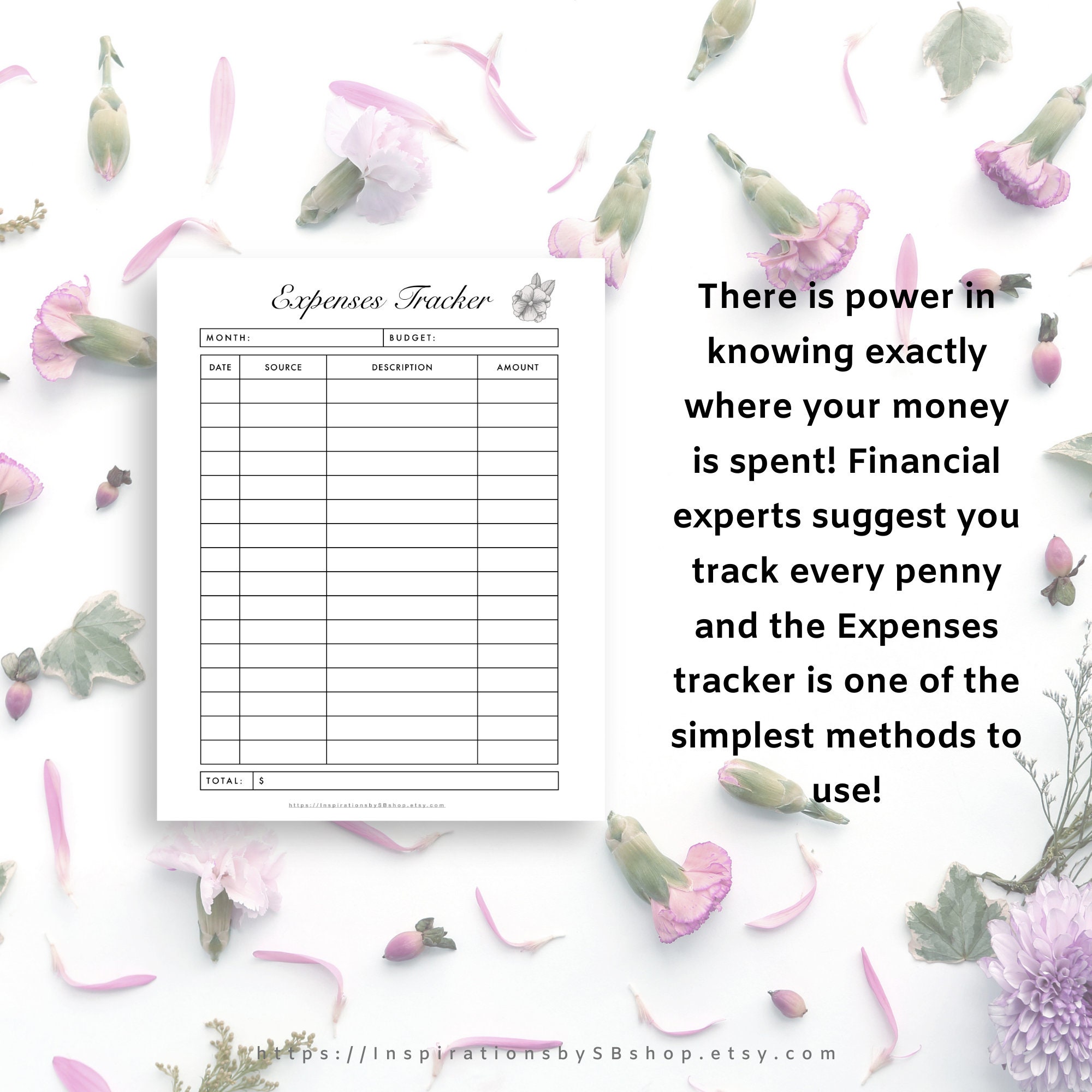 Joyful Floral Digital Printable Planner - Etsy UK