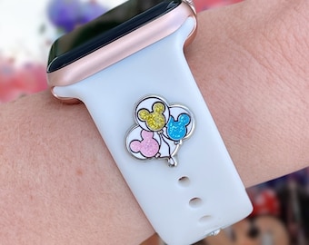 Main Street Balloons Sparkle MSPC Charm | Apple Watch Band | Button