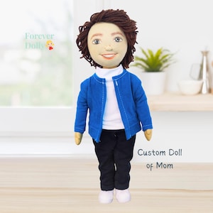Custom Look-Alike Doll of Yourself, Custom Plushie of Myself, Handmade Heirloom Doll for Girls, Keepsake Doll, Custom Rag Doll for Sister