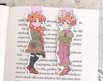 Marcapáginas magnéticos de "Fairy Oak" Vainilla y Pervinca