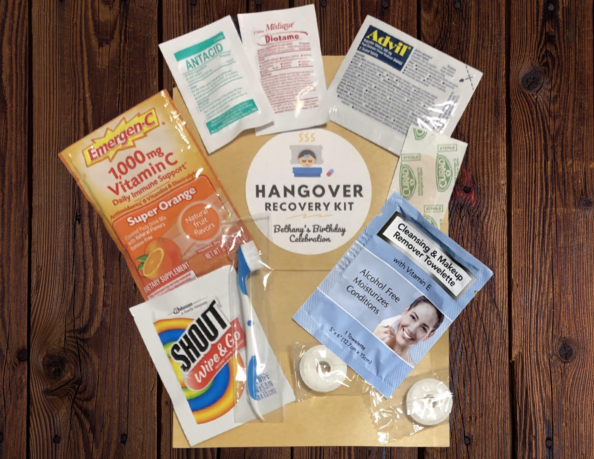 BULK Complete Hangover Recovery Kit With Supplies for Etsy