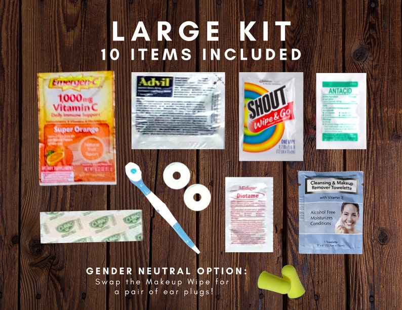 BULK Complete Hangover Recovery Kit With Supplies for Etsy