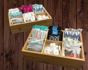 Bathroom Amenities Tray - Hospitality Baskets for Weddings, Parties, & More!