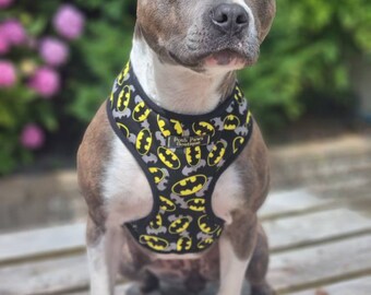 Batman Marvel Dog Harness Etsy