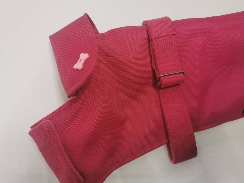 Pink Waterproof Dog Coats Fleece Lined. Etsy Australia