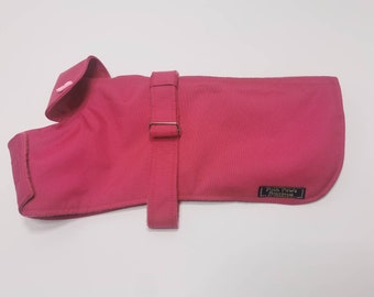 Pink Waterproof Dog Coats, fleece lined.