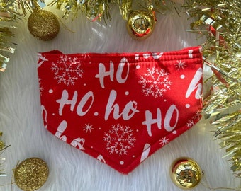 Ho ho ho dog / cat Christmas bandanas