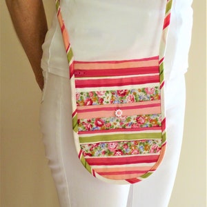 Crossbody pink phone bag, dog walking bag, mini sling bag, mum gift, festival  phone bag, holiday bag, travel bag, dog poo bag holder