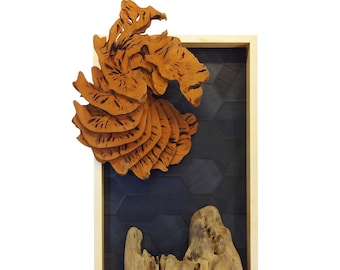 Day of the Dove | Star Trek-Inspired Driftwood Wall Sculpture
