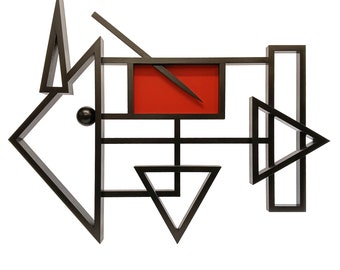 Death In The Afternoon | Abstract Spanish Bull Wall Sculpture