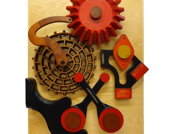 Where Does The Time Go | Wood Foundry Molds Wall Sculpture
