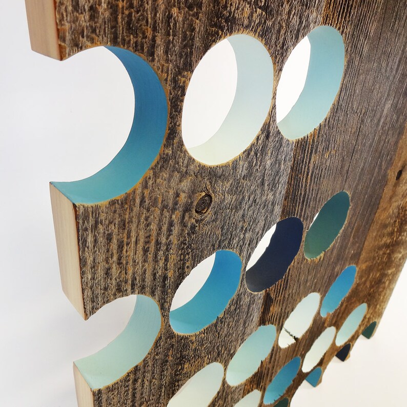 Sea Foam Acrylic on Barn Board Wall Art Etsy