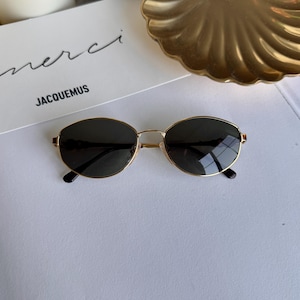 Authentic Round Vintage Sunglasses, 90s Made Sunglasses, New Old Stock Sunglasses, Made in Italy Vintage Glasses with brown lenses