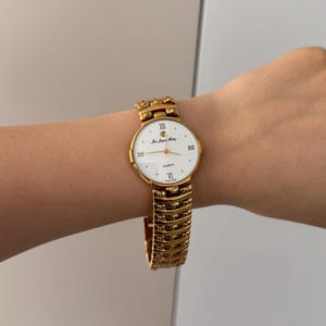 Women’s Vintage Gold Plated Watch, 90s Deadstock Vintage Watch, New Old Stock Swiss Quartz Vintage Watch, gift for her