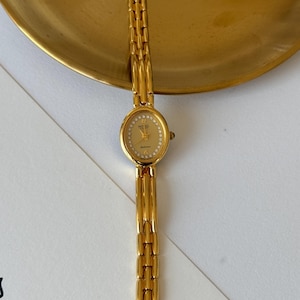 Ladies Vintage Gold Plated Watch, 90s Women’s Deadstock Vintage Watch, New Old Stock Vintage Watch, Gift for her