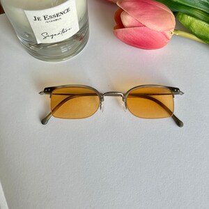 Authentic Vintage Sunglasses R 4385 B, 90s Made Sunglasses, Made in Germany, New Old Stock, Orange Tinted Lenses, Unisex Vintage Glasses