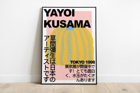 Yayoi Kusama Print Black Dots Japanese Art Modern Poster -  Denmark