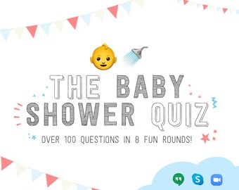 Baby Shower Quiz Etsy