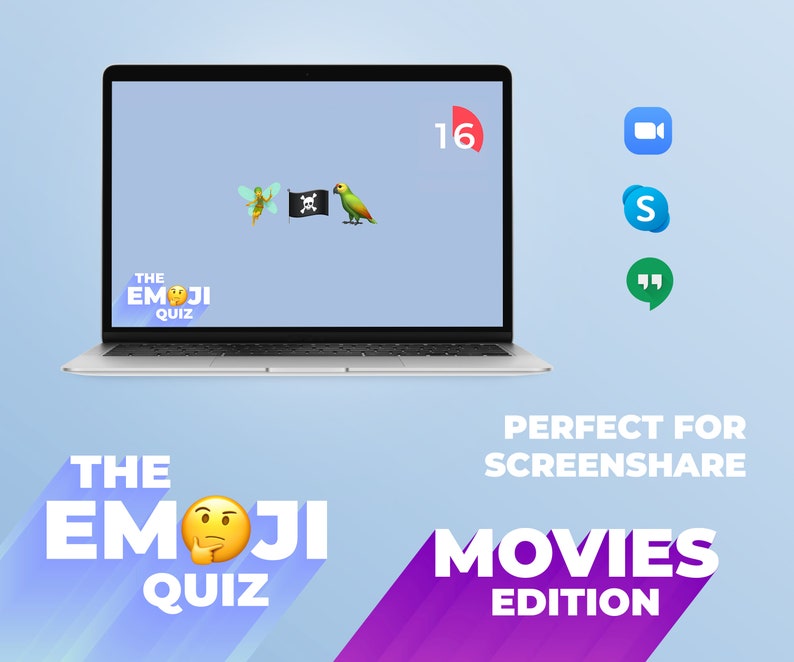 The Emoji Quiz Movies Edition Powerpoint Quiz Presentation Etsy UK