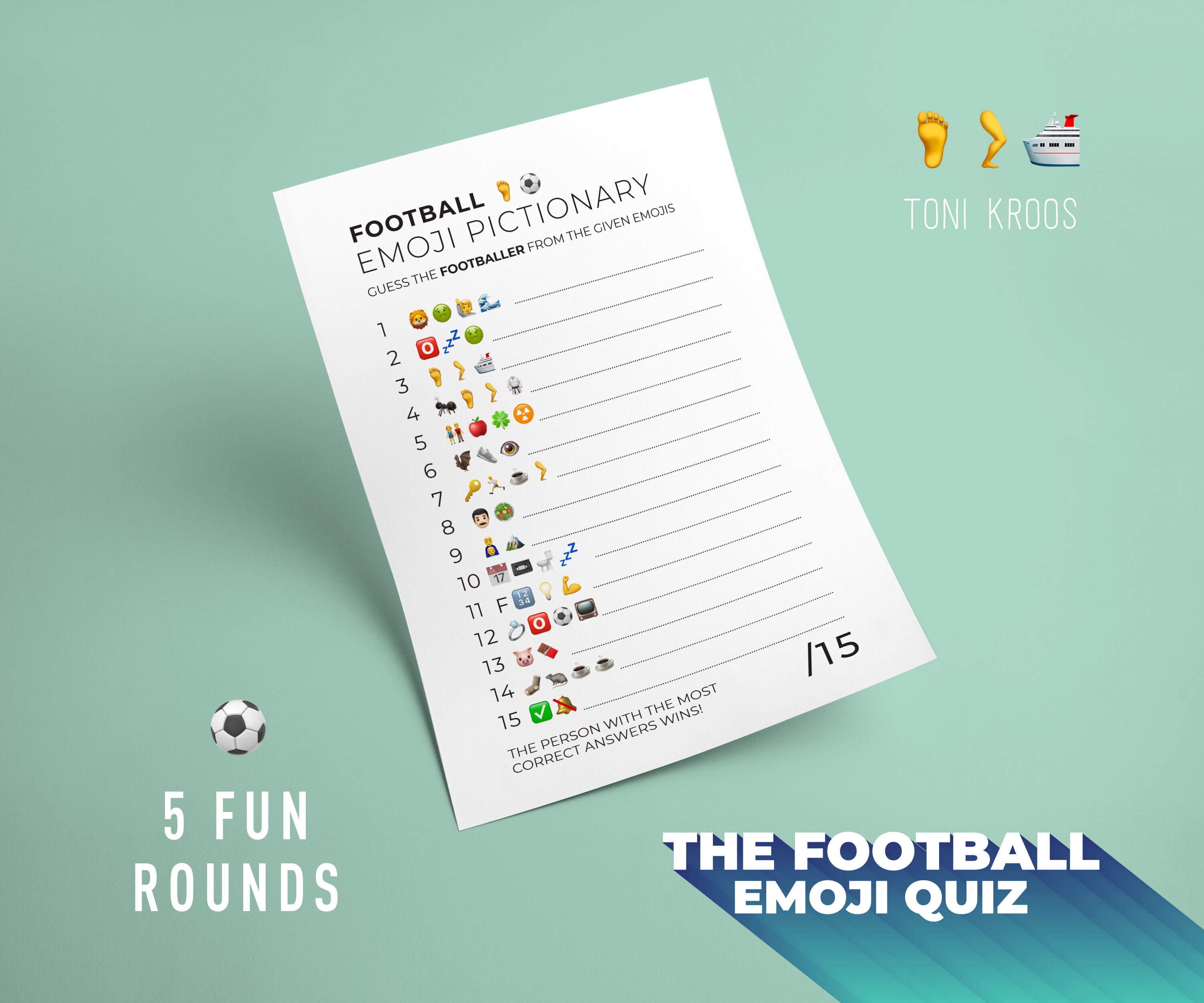 football emoji quiz modern design printables emoji etsy uk
