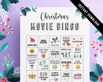 Julfilmbingo | Julaktivitet | Utskrivbara material | Set om åtta | Julfestkul | Julfilmskoj | Direktnedladdning