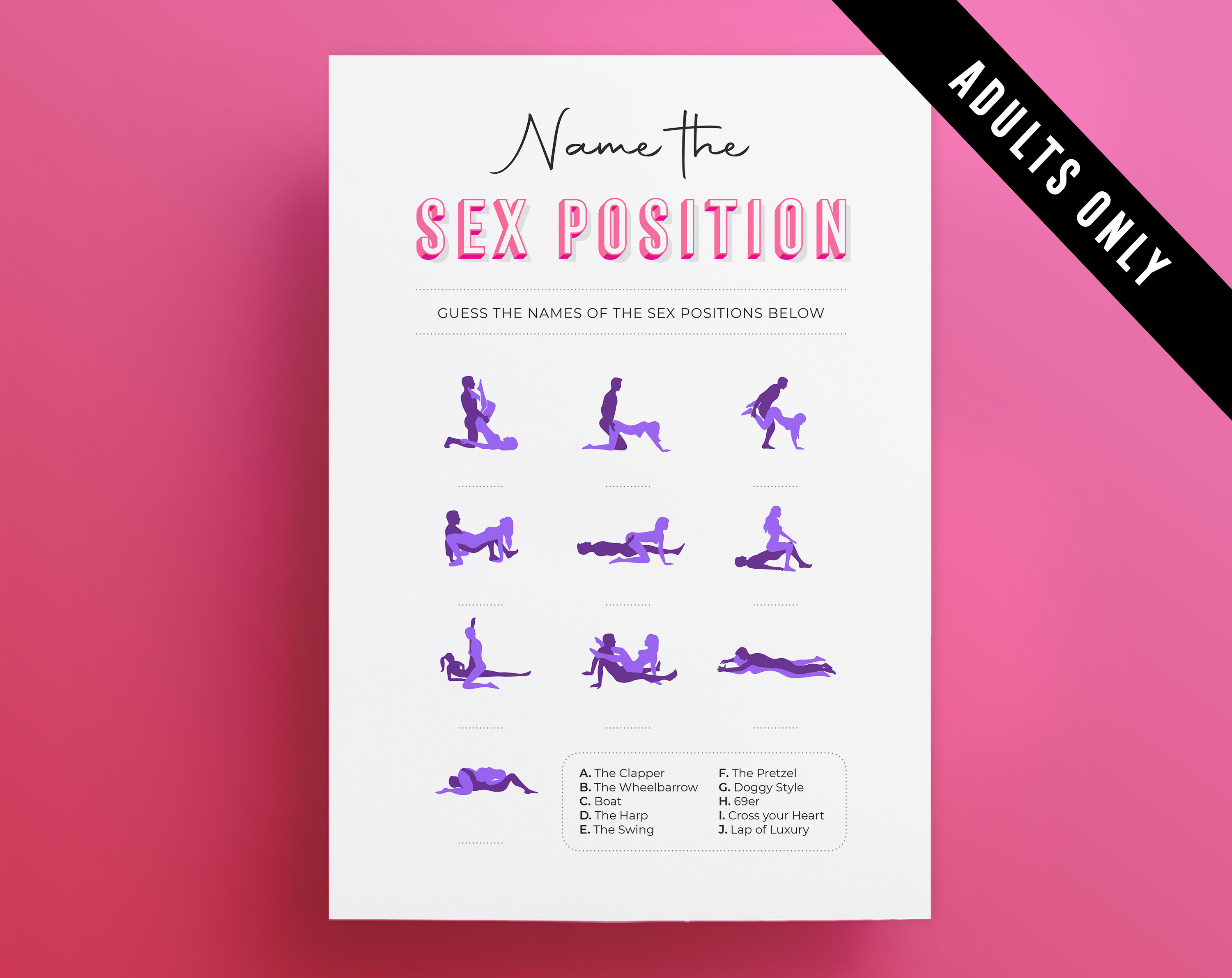 Sex Position Names And Descriptions