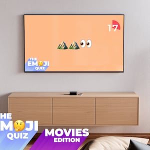 The Emoji Quiz Movies Edition | Powerpoint Quiz Presentation | Virtual Quiz Perfect for Fun with Colleagues | Office Icebreaker