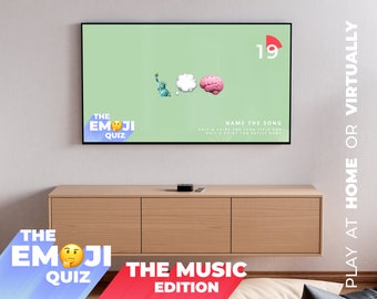 The Emoji Quiz The Music Edition | Powerpoint quiz | Fun virtual quiz | Lockdown / Quarantine Fun |  Family fun | Office icebreaker | Trivia